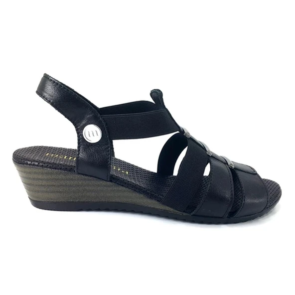 Mammamia 1310 23YS Günlük Bayan Sandalet Siyah - Resim 2