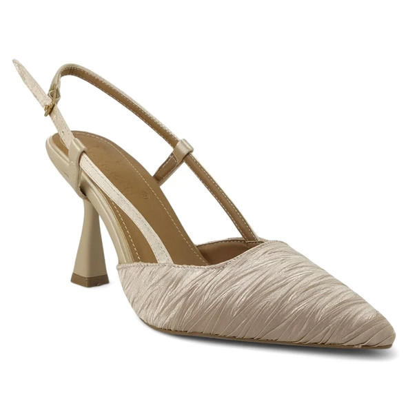 Beety 815 25YA Kadın Abiye Ayakkabı Bej ürün görseli 1