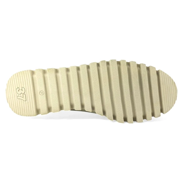 Mammamia 3195 25YA Kadın Günlük Ayakkabı Krem - Resim 4