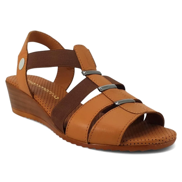 Mammamia 2735 25YS Kadın Günlük Sandalet Taba ürün görseli 1