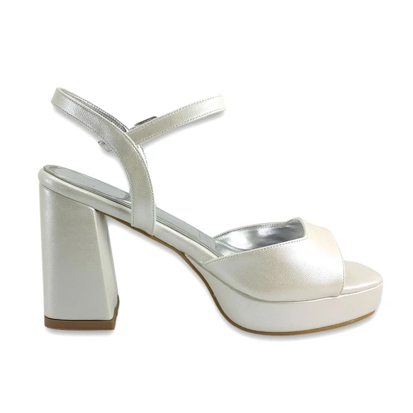 Beety 1008 24KA Kadın Abiye Ayakkabı Sedef - Resim 3