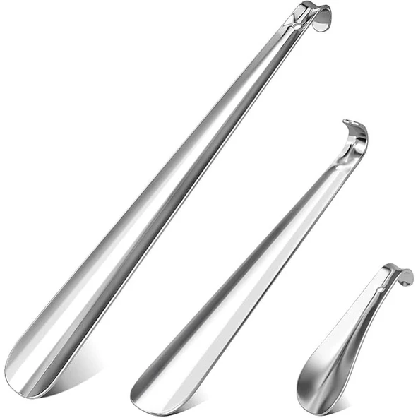 Çelik Krom Kaplama Ayakkabı Çekeceği Gümüş ürün görseli