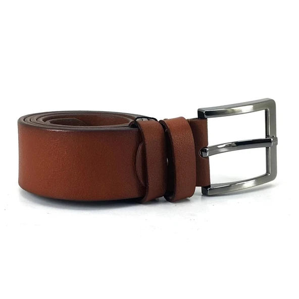 Saraç 1106 24K 4,5 Cm Erkek Kot Kemer Taba - Resim 2