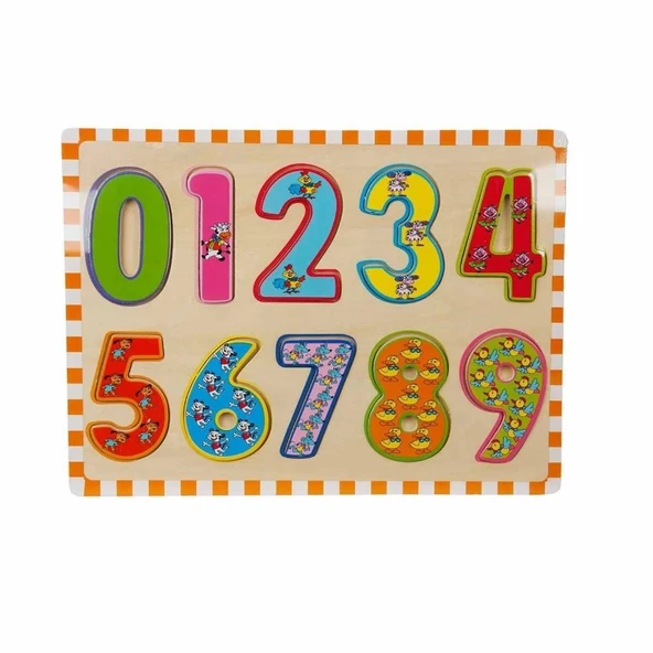 Eğitici Oyuncak  5215 -Wooden Puzzle Numbers 10 Parça - 3