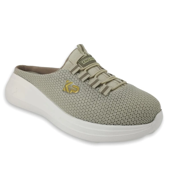 King Paolo 5109 25YA Kadın Anatomik Günlük Terlik Bej ürün görseli 1