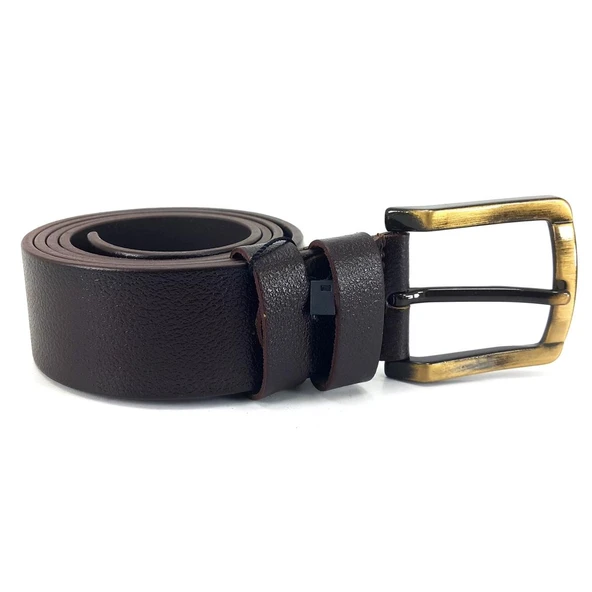 Saraç 1104 24K 4 Cm Erkek Kot Kemer Kahverengi - Resim 2