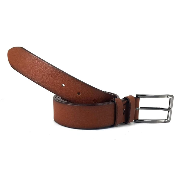 Saraç 1103 24K 3,5 Cm Erkek Kot Kemer Taba - Resim 3