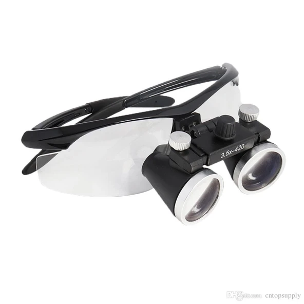 3.5x420mm Diş Cerrahi Gözlük Lens Büyüteç,taşıma Çantalı - 3