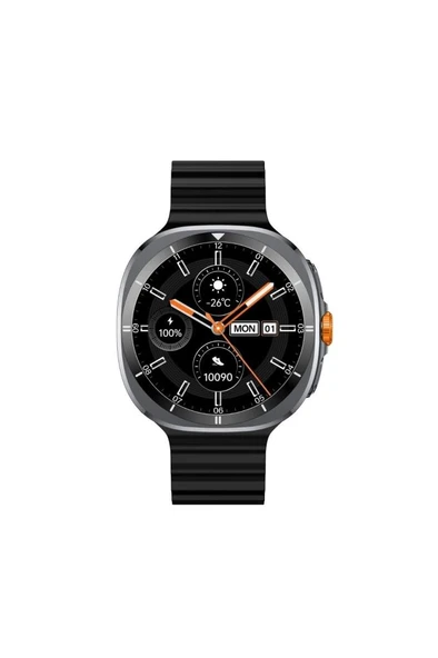 TSW2 1.43 Inç Siyah AMOLED Ekran Bluetooth 5.3 Telefon Görüşme iOS & Android Uyumlu Metal Akıllı Saat - 4