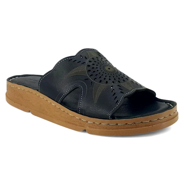 Mammamia 1155 25YT Kadın Günlük Terlik Siyah ürün görseli 1