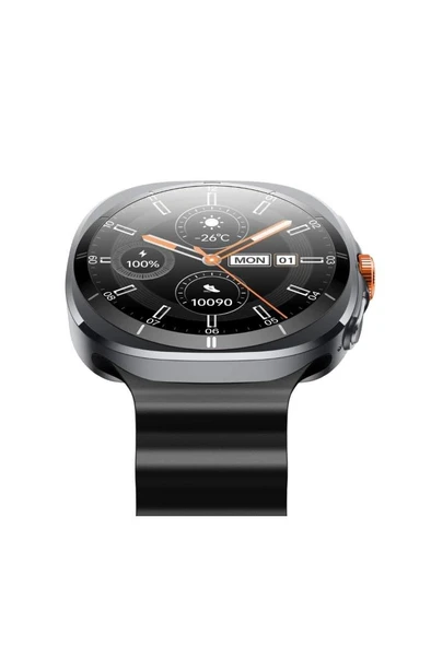 TSW2 1.43 Inç Siyah AMOLED Ekran Bluetooth 5.3 Telefon Görüşme iOS & Android Uyumlu Metal Akıllı Saat - 3