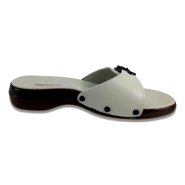 Ceyo 6500 23Y Minelli Anatomik Günlük Bayan Terlik Bej - 3