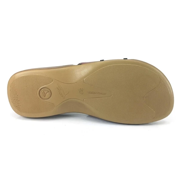 Ceyo 6500 23Y Minelli Anatomik Günlük Bayan Terlik Kırmızı - 8