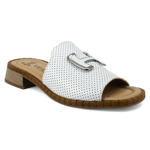 Venüs 2512001 25YT Kadın Günlük Terlik Beyaz ürün görseli 1