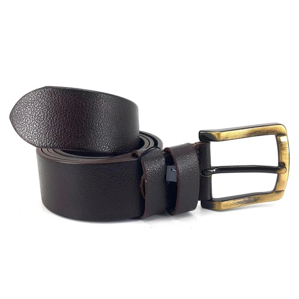 Saraç 1104 24K 4 Cm Erkek Kot Kemer Kahverengi - Resim 3