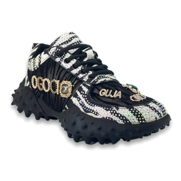 Guja 338 25YA Kadın Sneaker Günlük Ayakkabı Siyah ürün görseli 1