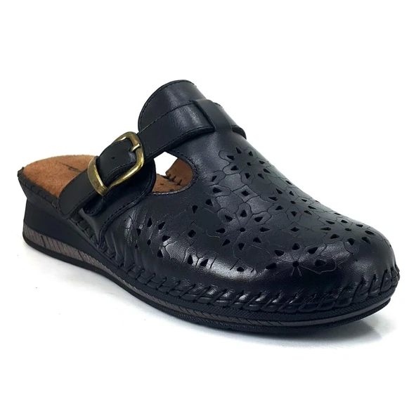 Forelli Cary 25YT Kadın Anatomik Günlük Terlik Siyah ürün görseli 1