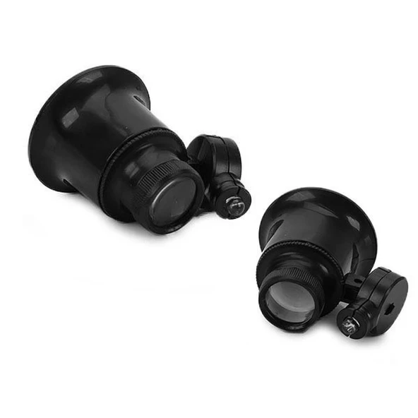 20x Büyütmeli,saat,takı Onarım Için Cam Lensli Optik Işıklı  Göz Büyüteçmg13b9a - 3