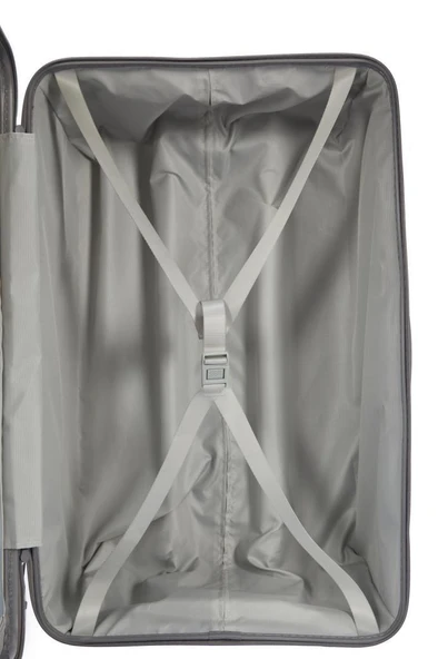 Pierre Cardin Trolley Valiz Gri Büyük Boy 04PC7080-01-GRİ - Resim 7