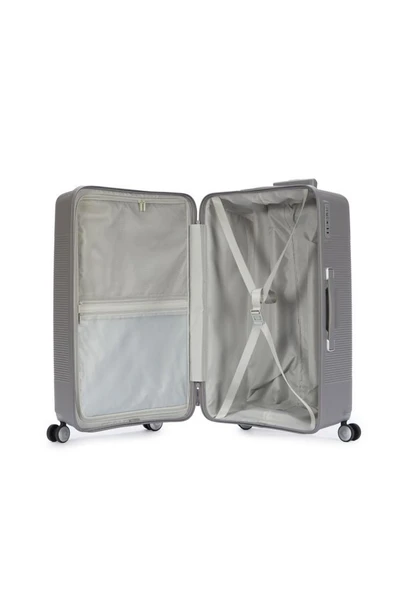 Pierre Cardin Trolley Valiz Gri Büyük Boy 04PC7080-01-GRİ - Resim 4