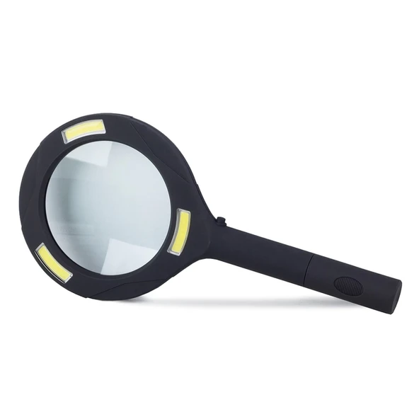 3 Ledli Işıklı El Büyüteci 250 Lümen Beyaz Işık Büyüteç 3x Zoom Tamirci Büyüteç Wt374 - 7