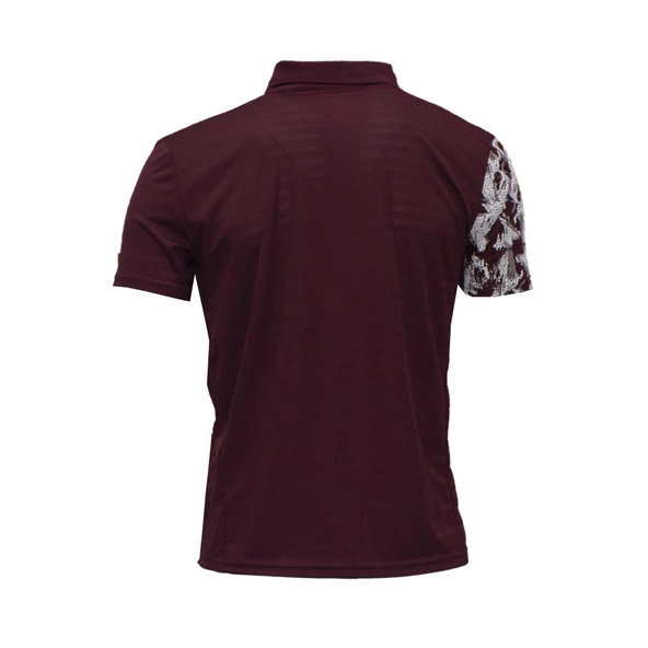 Joma Premium Erkek Polo Yaka Spor Tişört Bordo - 2