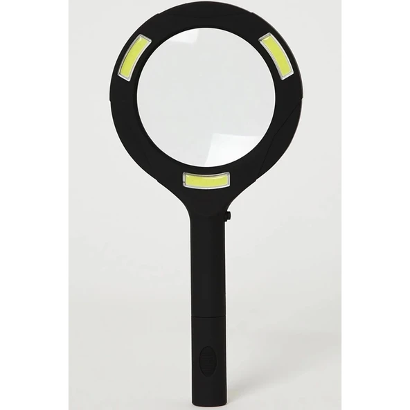 3 Ledli Işıklı El Büyüteci 250 Lümen Beyaz Işık Büyüteç 3x Zoom Tamirci Büyüteç Wt374 - 5