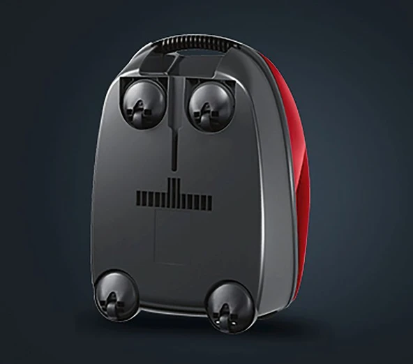 Siemens VSC3A210 iQ300 600 W Toz Torbalı Elektrikli Süpürge Kırmızı - 2