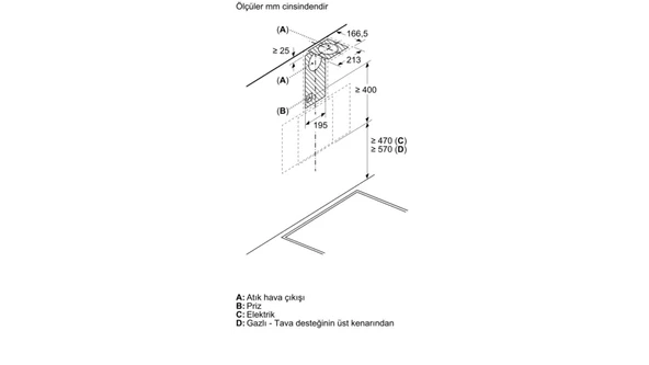 Siemens LC64KPJ60T 60 CM Duvar Tipi Davlumbaz Siyah - 8