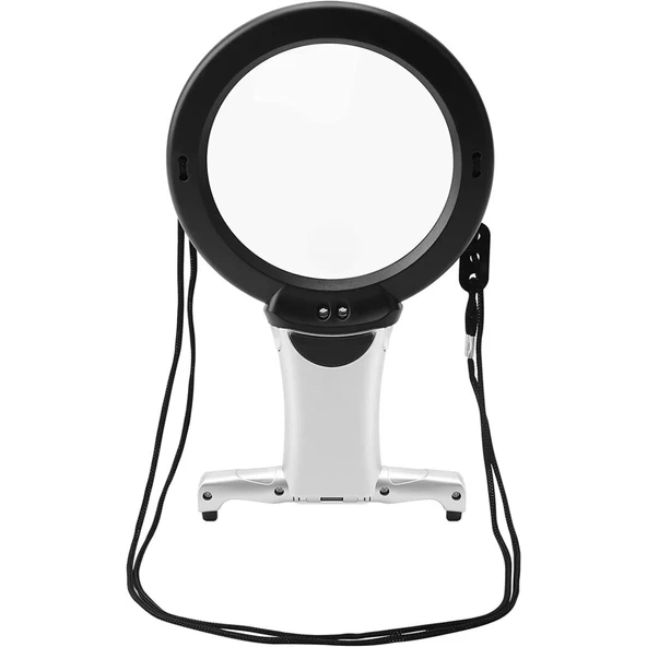 2x 6x Led Eller Serbest,boyun Asılı,dıkış,okuma İçin En Uygun Büyüteç 11b1 - 5