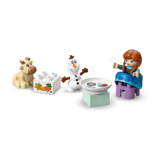 Eğitici Oyuncak 10455 Lego Duplo Anna ve Elsa'nın Karlar Ülkesi Şato Partisi 54 parça +2 yaş - 3