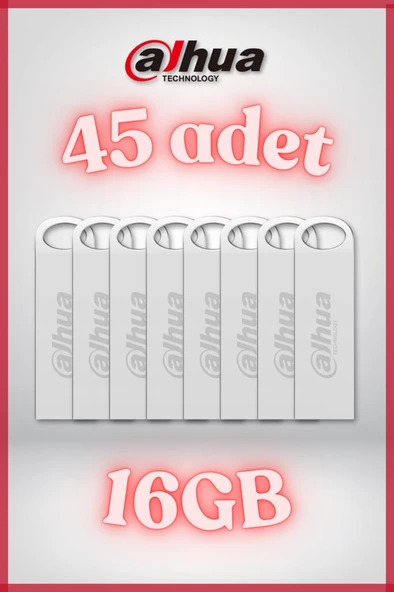 45 Adet 16GB Metal USB Flash Bellek U106