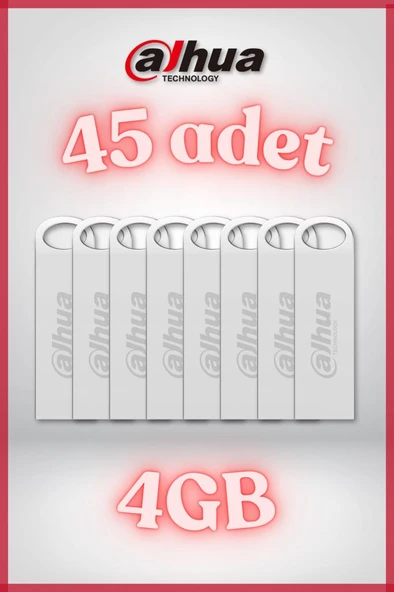 45 Adet 4GB Metal USB Flash Bellek U106