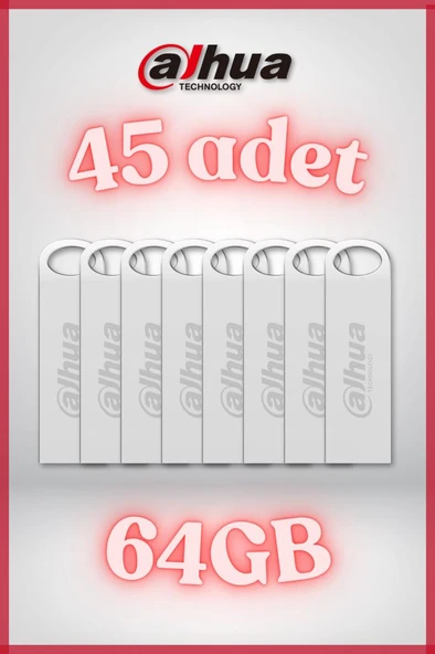45 Adet 64GB Metal USB Flash Bellek U106
