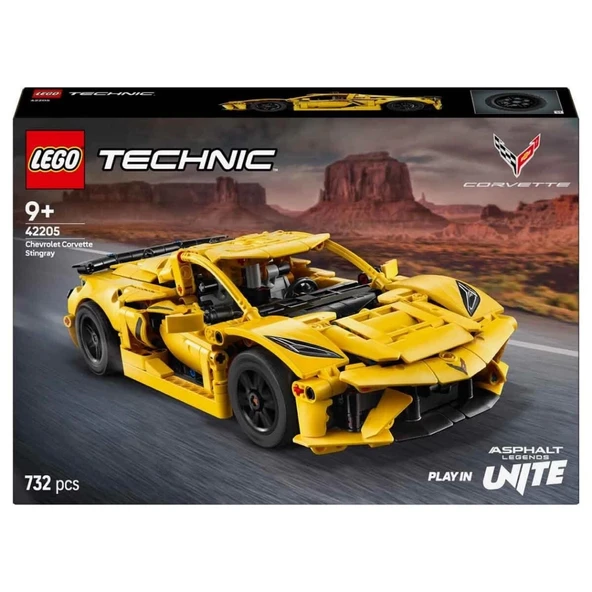 Eğitici Oyuncak  Technic Chevrolet Corvette Stingray - Resim 4