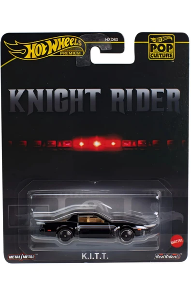 HOT WHEELS PREMIUM POP CULTURE KNIGHT RIDER  K.I.T.T. HXD63 JBL71 ürün görseli