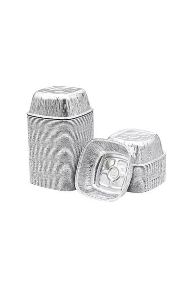 100 ADET Alüminyum Aşure Tatlı Kasesi Sütlaç Kabı Tatlı Kase Aliminyum ürün görseli