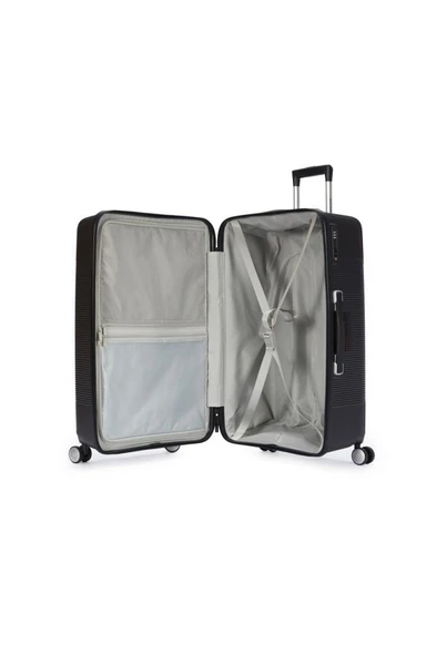 Pierre Cardin Trolley Valiz Siyah Kabin Boy 04PC7080-03-SY - Resim 5