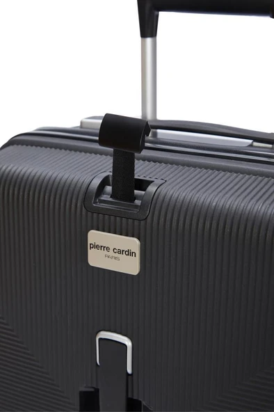 Pierre Cardin Trolley Valiz Siyah Kabin Boy 04PC7080-03-SY - Resim 11