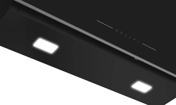 Beko BDE 9062 S Siyah Duvar Tipi Davlumbaz - Resim 3