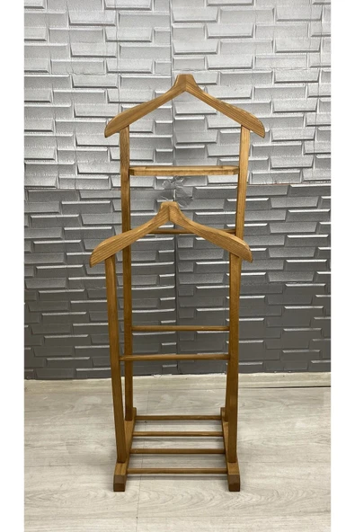 Desa Mobilya Kahverengi Çifttepe Dilsiz Uşak Askılık - 2