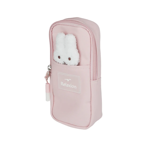 Relaxion Yeni Sezon Kalemlikli Pembe-Yeşil İthal Premium Okul Sırt Çanta 1510 - Resim 3