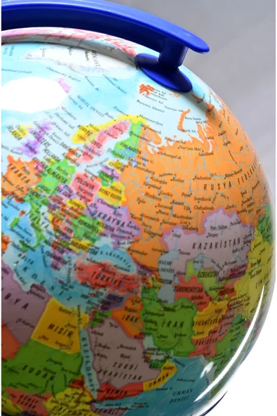 Siyasi Dünya Küresi Kablosuz Led Işıklı En Büyük Boy 30 cm Çaplı Yer Küre Yazılıp Silinebilir - 7