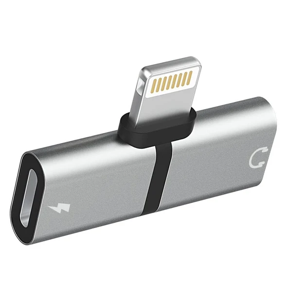 Powermaster PM-18316 iPhone Lightning Şarj Kulaklık Çevirici Adaptör Jack ürün görseli 1