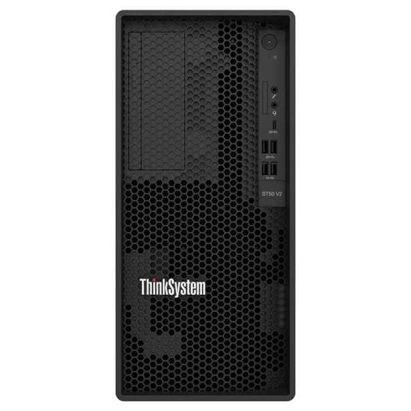 Lenovo ThinkSystem ST50 V2 7D8JA043EA-V1 E-2324G 16GB 2x960SSD FreeDOS Tower Sunucu - 1