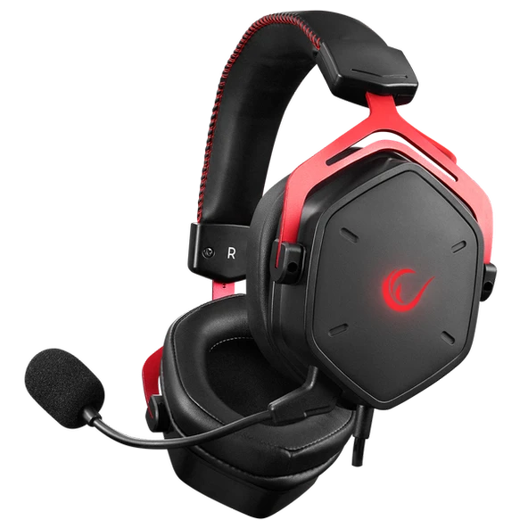 RAMPAGE RMX-G6 HYDRA SİYAH USB RAINBOW AYDINLATMALI GAMING MİKROFONLU KULAKLIK RAMPAGE - 1