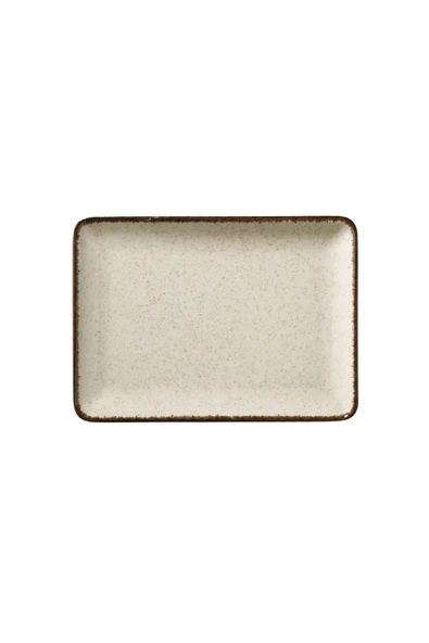 Kütahya Porselen Moderna Dikdörtgen  Tabak Tarçın 4 Parça 18x13cm TAN18X13DUS2730P02 - 2