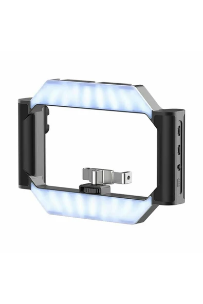 U-Rig Işıklı Telefon Video Rig Çerçeve - 8