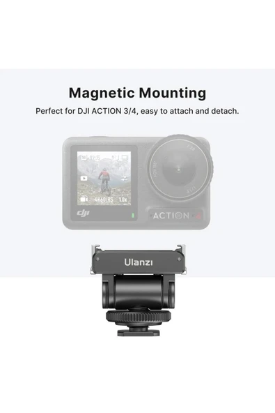 Ca22 Djı Osmo Action 3/4 Için Cold Shoe Adaptörü - 5