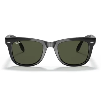 Ray-Ban Wayfarer Folding 4105 601 Black-Green Güneş Gözlüğü - 2